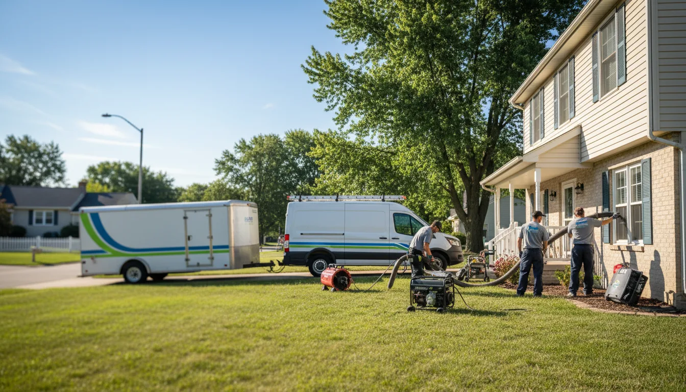 Flooded Basement Restoration And Cleanup With Repair in Shawnee, KS near me
